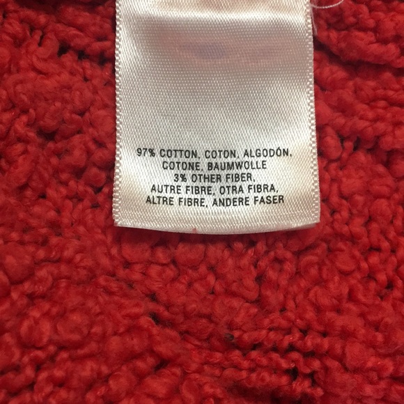 Anthro Red Sweater - Picture 9 of 11